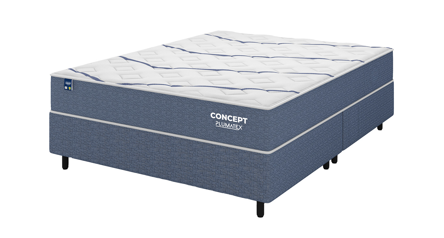 Colchão Casal Molas Ensacadas Concept Blue - PLumatex