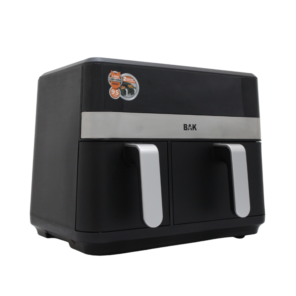 Air Fryer Fritadeira Duas Cestas 9,5L - Bak