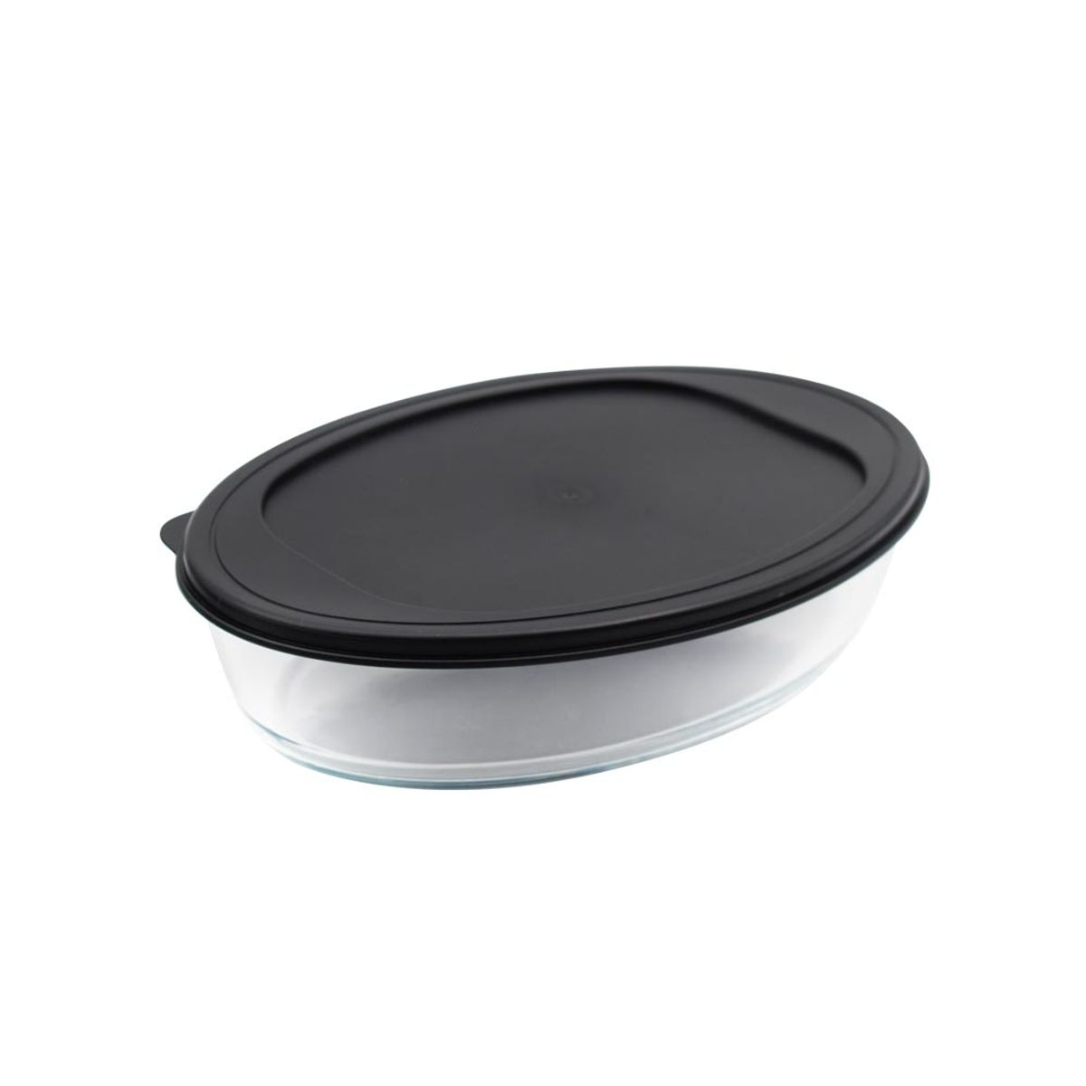 Assadeira oval com tampa 2,4L
