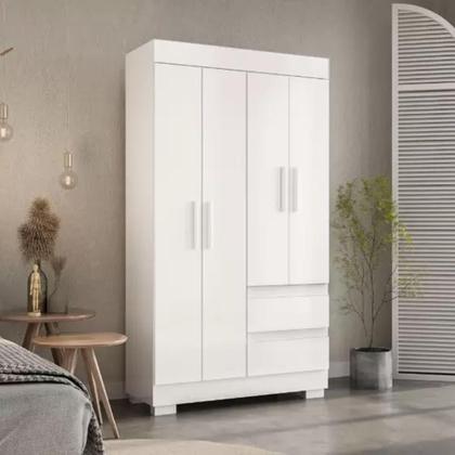 Guarda Roupa Maya , 4 Portas e 2 Gavetas - ACP