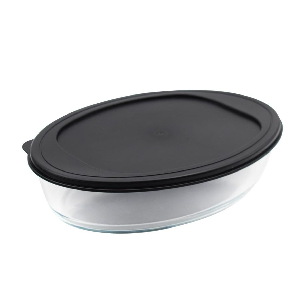 Assadeira oval com tampa 4L