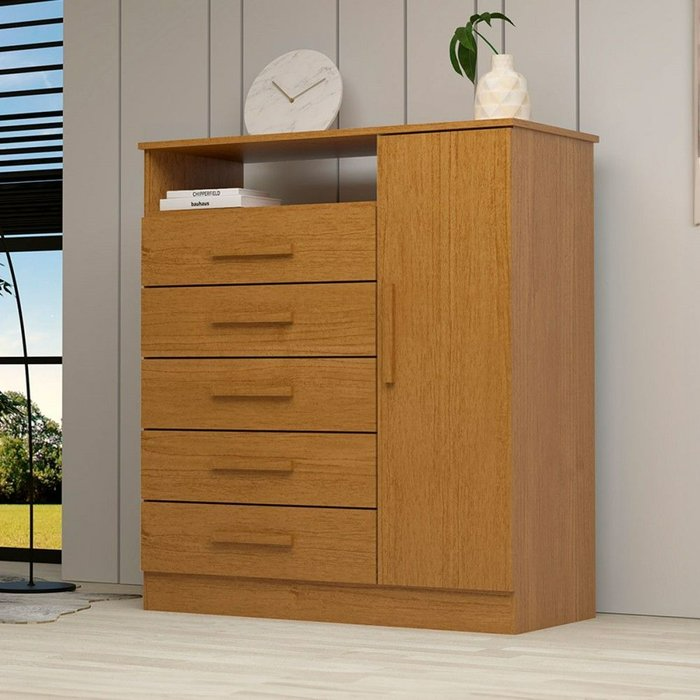 Cômoda Madri 5 Gavetas com sapateira - ACP