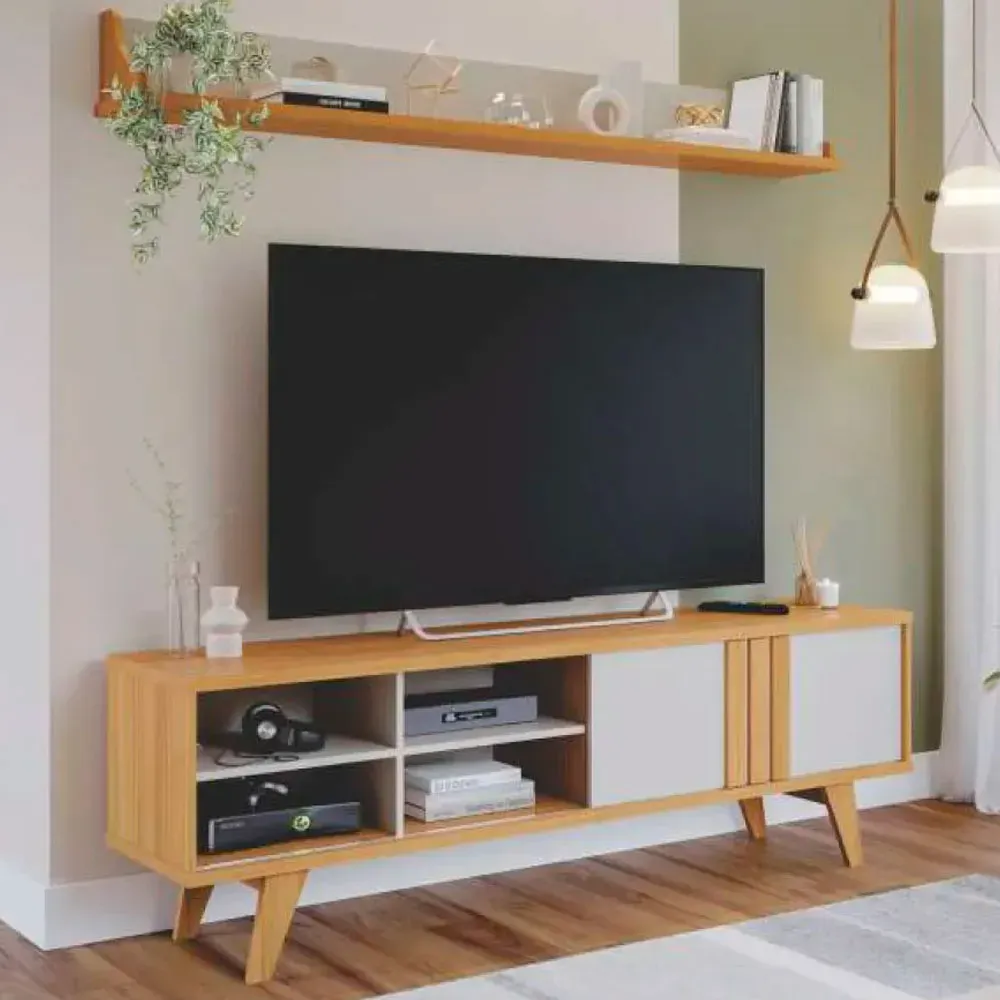 Rack Para Tv 4 Nichos Paraty - Permóbili