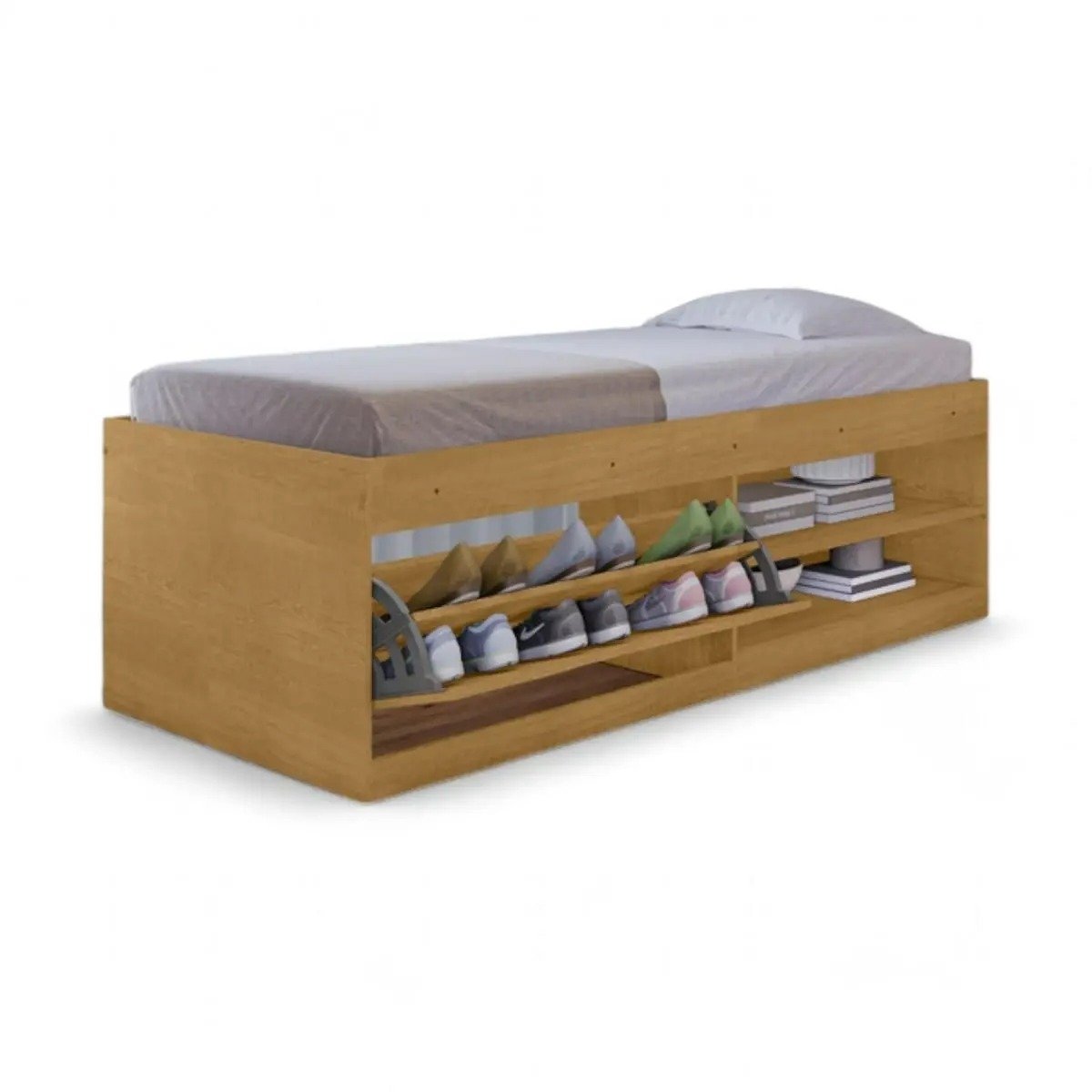 Cama Box Vanessa Solteiro - Framar