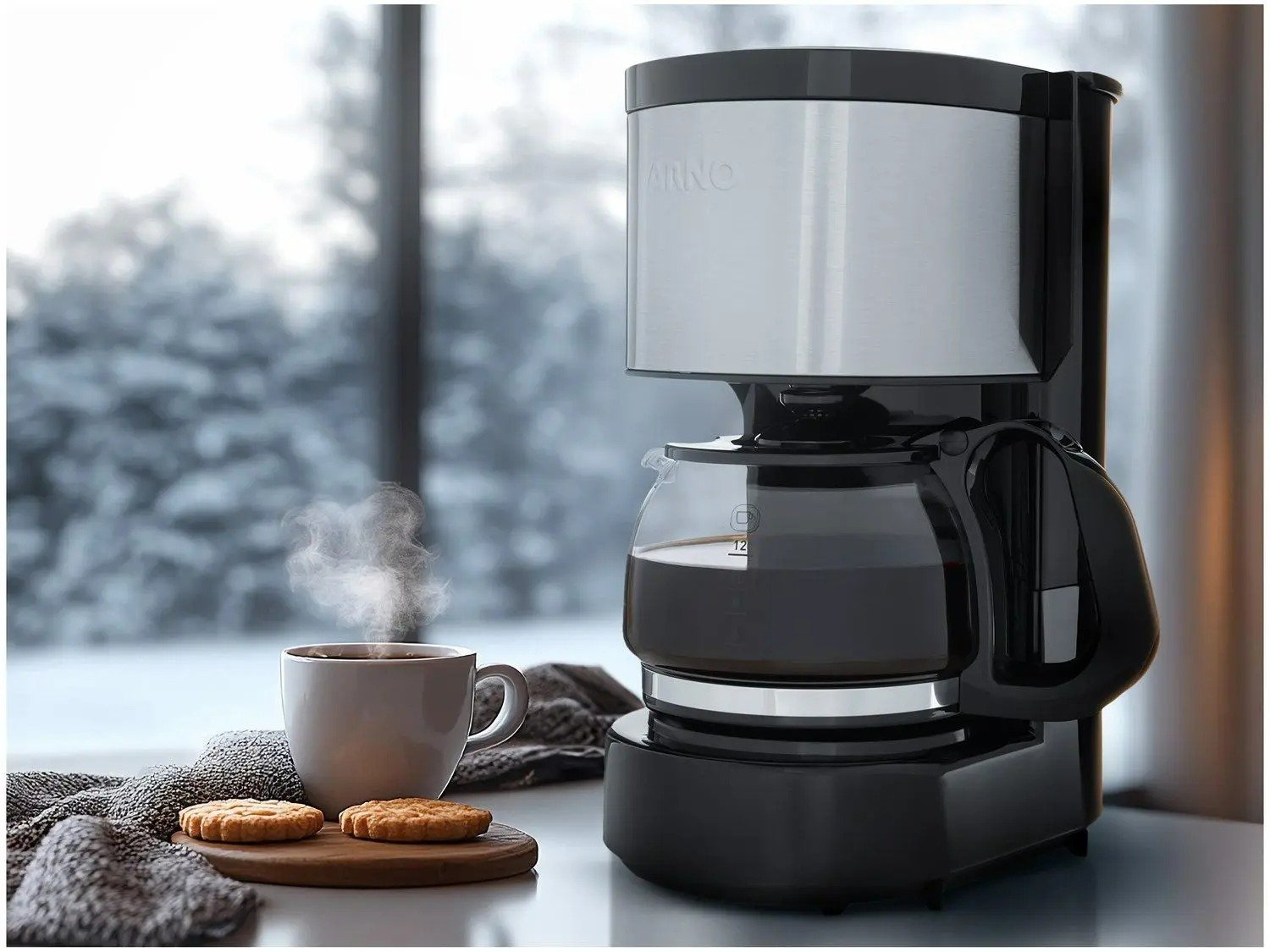 Cafeteira Elétrica Arno Perfectta Inox 0,6L