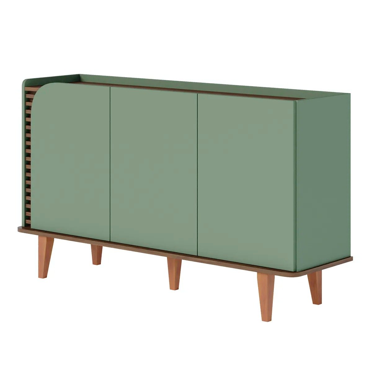 Buffet 3 Portas detalhe Ripado Jurerê - Colibri