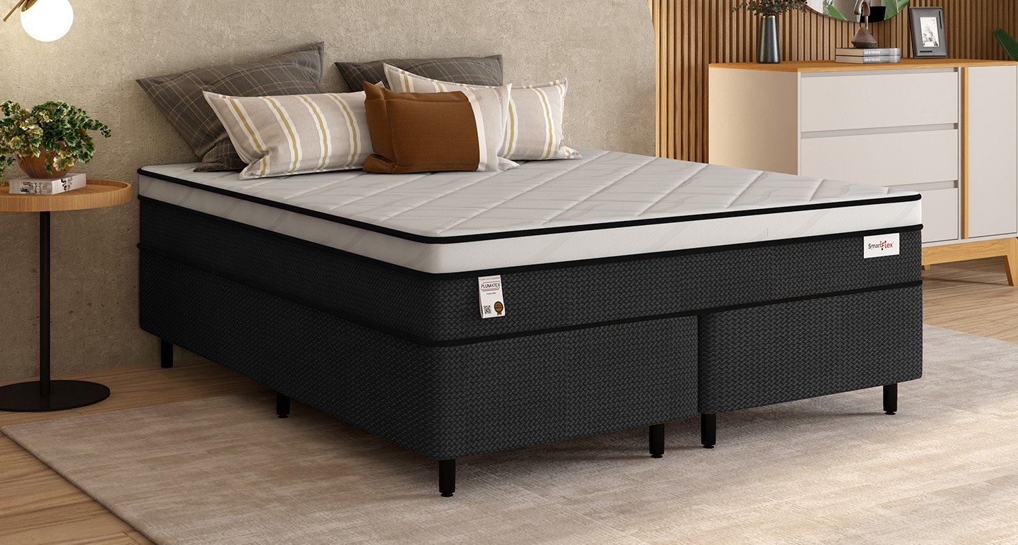 Colchão Casal Molas Ensacadas Plumatex Smart Flex 138x188x30